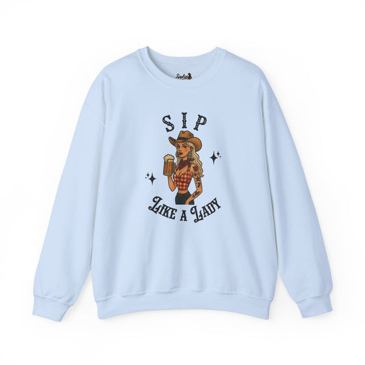 Sip Like A Lady Crewneck