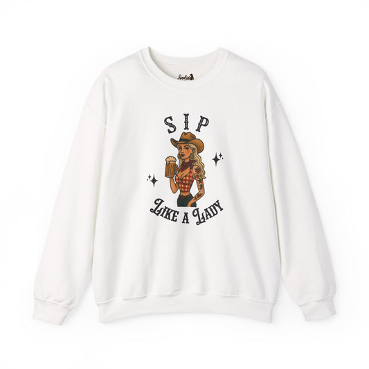 Sip Like A Lady Crewneck
