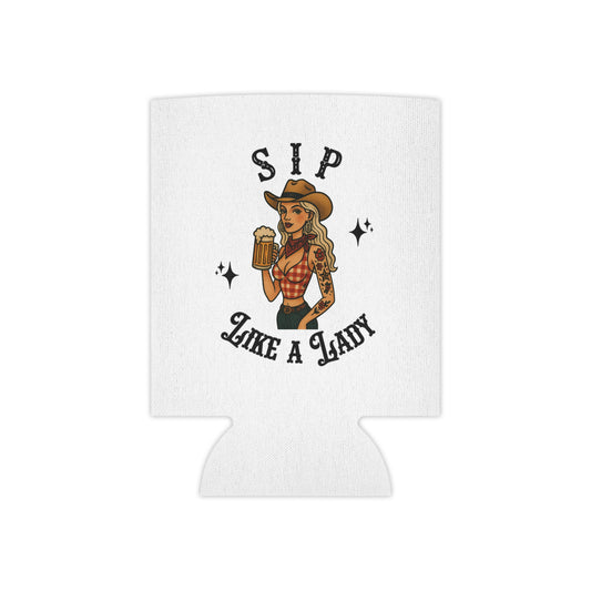 Sip Like A Lady Koozie