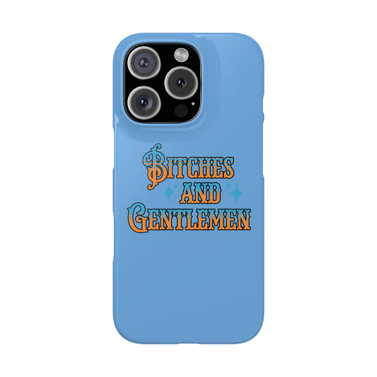 Bitches & Gentlemen iPhone Case