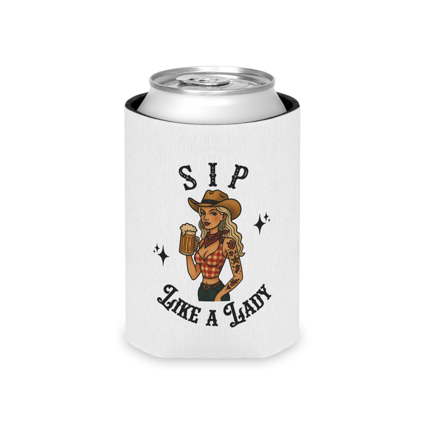 Sip Like A Lady Koozie